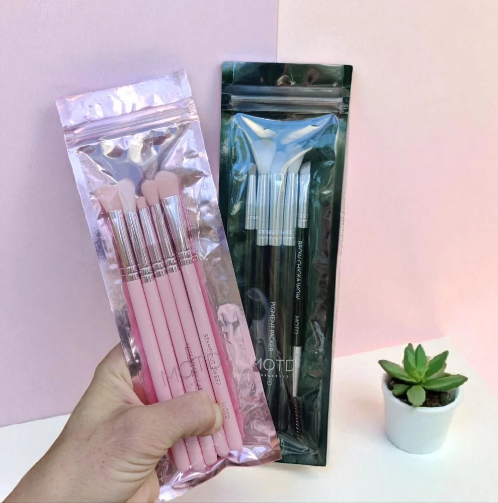 2 NEW MOTD Eye And Eyebrow Makeup Brush Sets